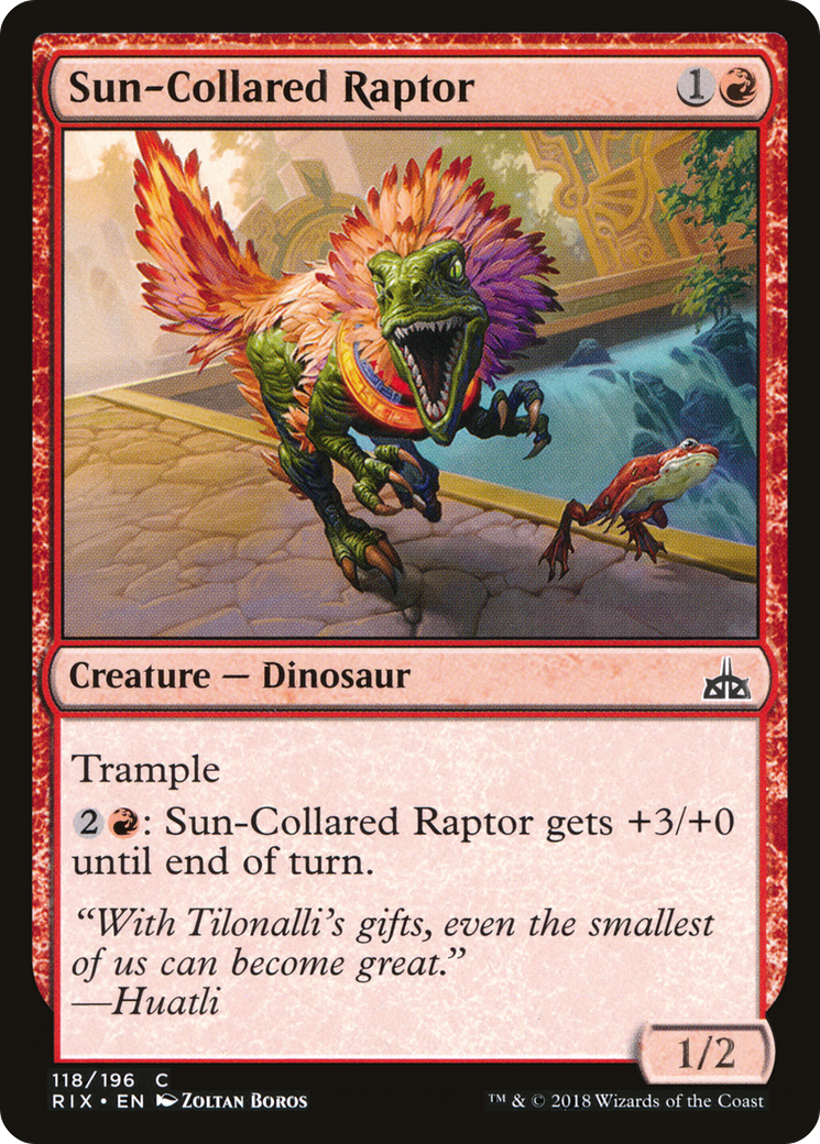 Sun-Collared Raptor (118) - Rivals of Ixalan