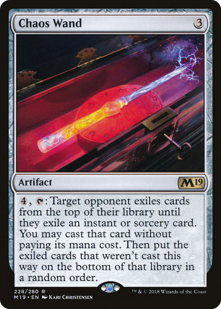 Chaos Wand (228) Foil - Core Set 2019