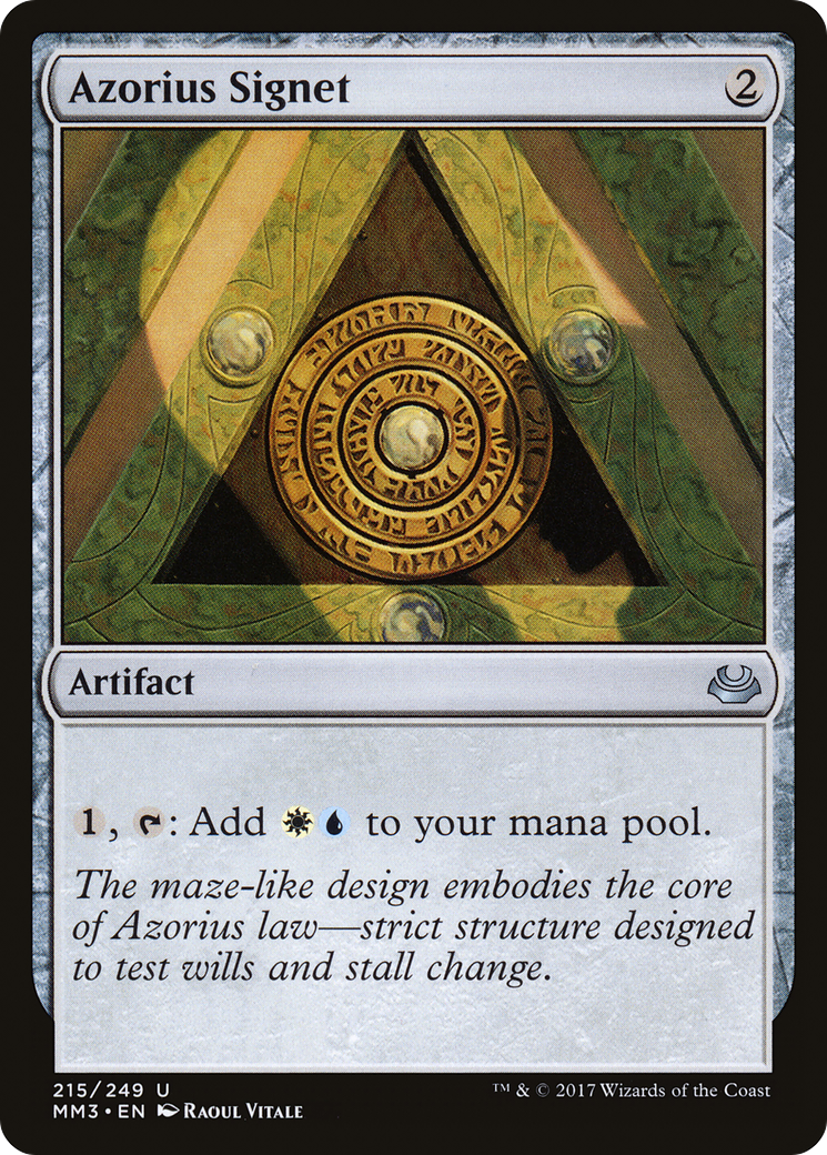 Azorius Signet (215) Foil - Modern Masters 2017