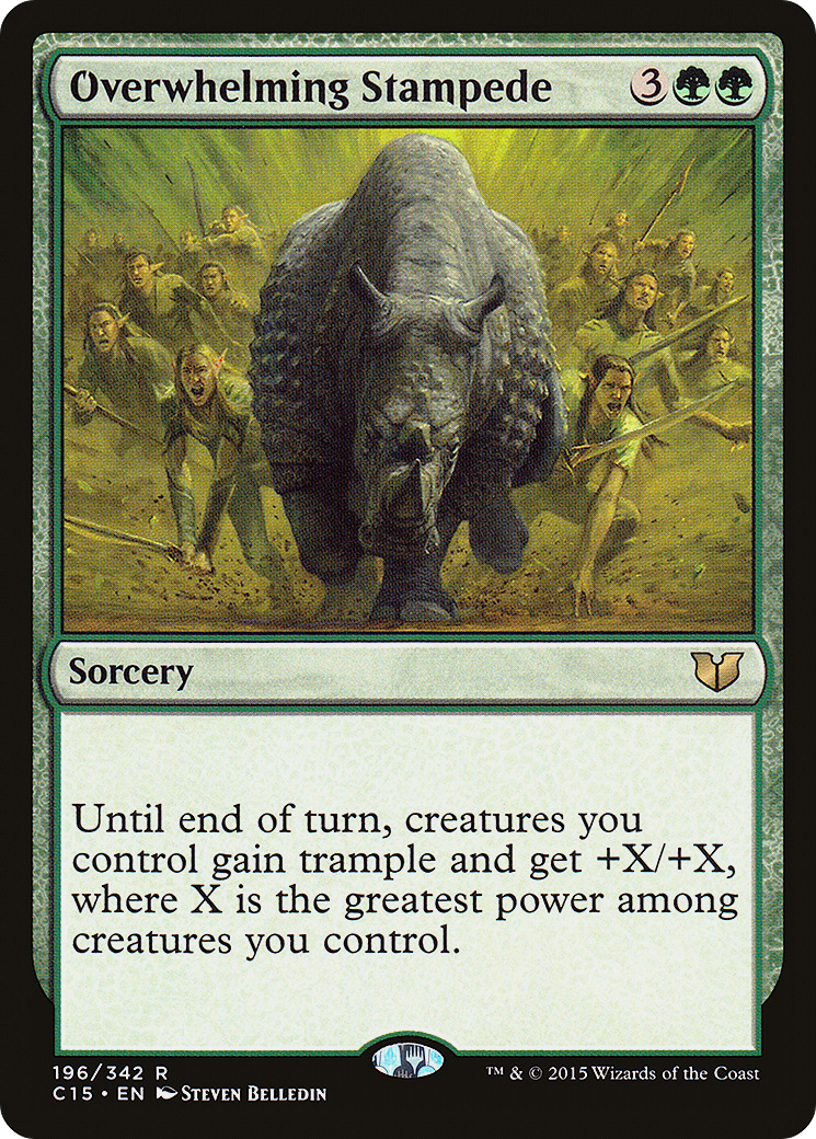 Overwhelming Stampede (196) - Commander 2015