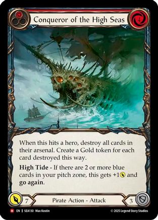 Conqueror of the High Seas (SEA130) Rainbow Foil - High Seas