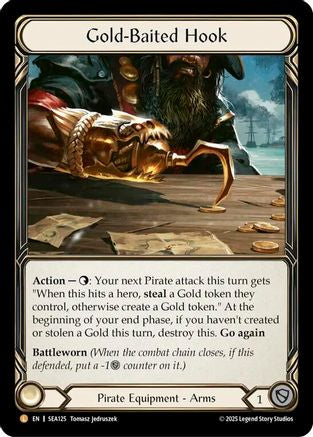 Gold-Baited Hook (SEA125) Rainbow Foil - High Seas