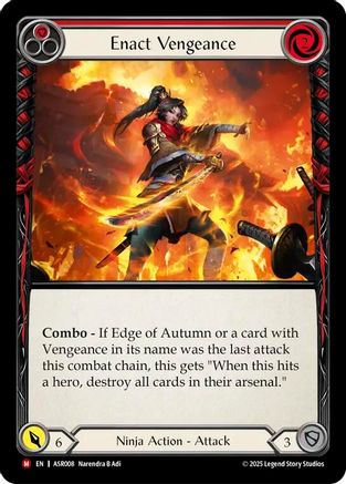 Enact Vengeance (ASR008) - Armory Deck: Ira
