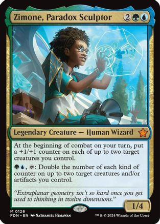 Zimone, Paradox Sculptor (126) Foil - Promo Pack: Tarkir: Dragonstorm