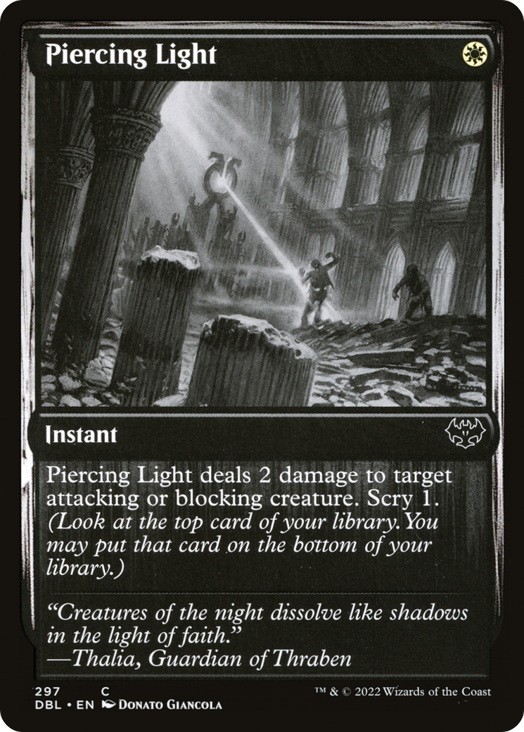 Piercing Light (297) Foil - Innistrad: Double Feature