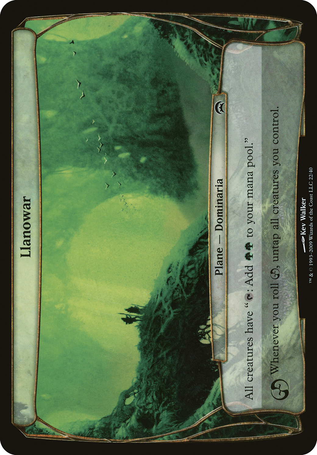 Llanowar (022) - Planechase Planes