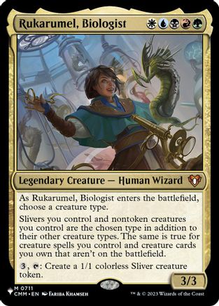 Rukarumel, Biologist (CMM) (711) - The List