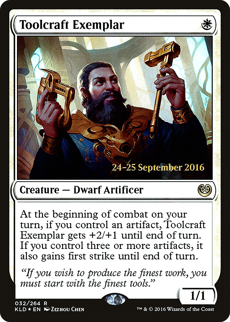 Toolcraft Exemplar (032) Foil - Kaladesh Promos