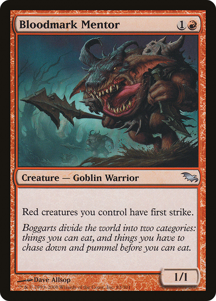 Bloodmark Mentor (083) Foil - Shadowmoor