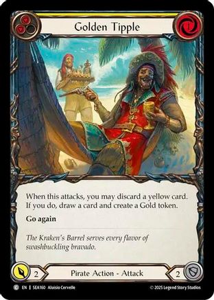 Golden Tipple (Yellow) (SEA160) Rainbow Foil - High Seas