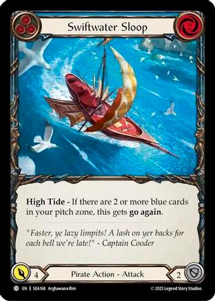 Swiftwater Sloop (Blue) (SEA168) Rainbow Foil - High Seas