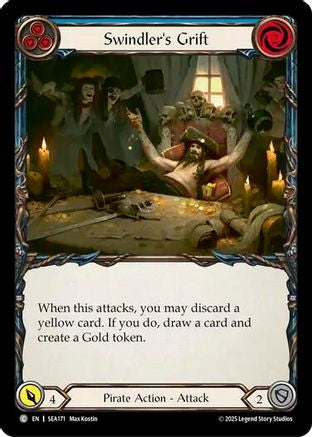 Swindler's Grift (Blue) (SEA171) Rainbow Foil - High Seas