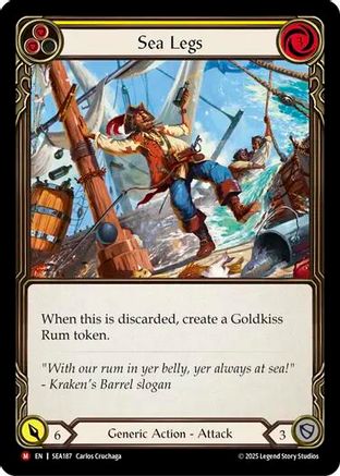Sea Legs (SEA187) Rainbow Foil - High Seas