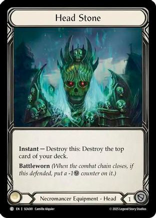 Head Stone (Treasure) (SEA081) Cold Foil - High Seas