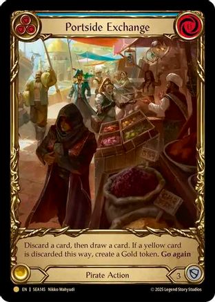 Portside Exchange (Treasure) (SEA145) Cold Foil - High Seas