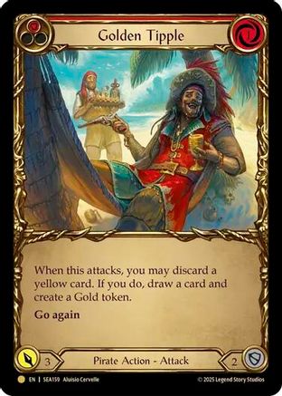 Golden Tipple (Red) (Treasure) (SEA159) Cold Foil - High Seas