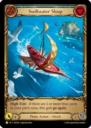 Swiftwater Sloop (Blue) (Treasure) (SEA168) Cold Foil - High Seas