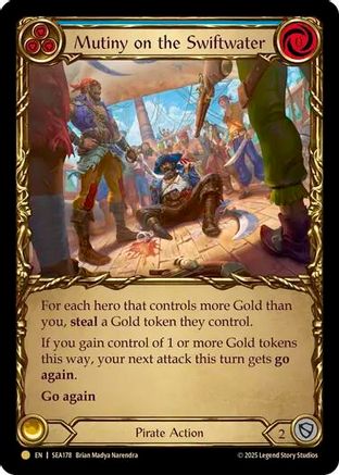 Mutiny on the Swiftwater (Treasure) (SEA178) Cold Foil - High Seas