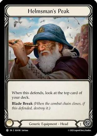 Helmsman's Peak (Treasure) (SEA180) Cold Foil - High Seas