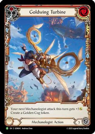 Goldwing Turbine (Red) (GEM043) Rainbow Foil - GEM Pack 2