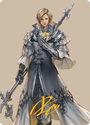 Dion, Bahamut's Dominant Art Card (Gold-Stamped Signature) (42) - Art Series: FINAL FANTASY