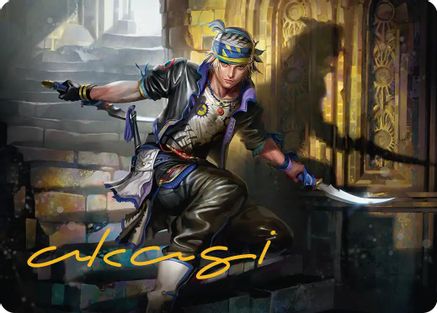 Locke Cole Art Card (Gold-Stamped Signature) (15) - Art Series: FINAL FANTASY