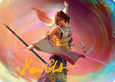 Yuna, Grand Summoner Art Card (Gold-Stamped Signature) (22) - Art Series: FINAL FANTASY