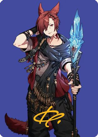 G'raha Tia, Scion Reborn Art Card (Gold-Stamped Signature) (51) - Art Series: FINAL FANTASY