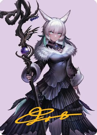 Y'shtola, Night's Blessed Art Card (Gold-Stamped Signature) (53) - Art Series: FINAL FANTASY
