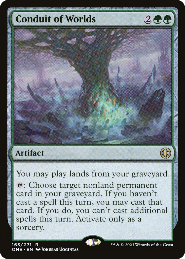 Conduit of Worlds (163) Foil - Phyrexia: All Will Be One