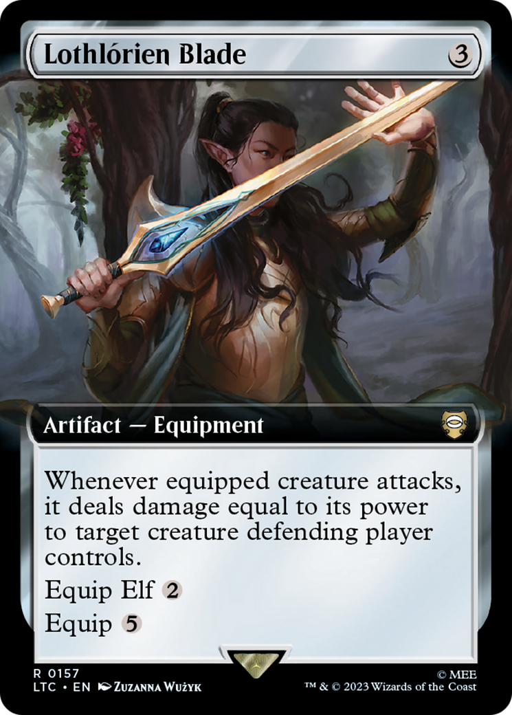 Lothlorien Blade (Extended Art) (157) - Tales of Middle-earth Commander