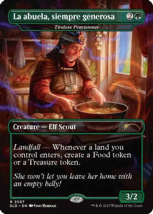 La abuela, siempre generosa – Tireless Provisioner (2057) - Secret Lair Drop Series