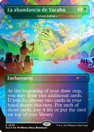 La abundancia de Yucahú – Sylvan Library (2058) Foil - Secret Lair Drop Series