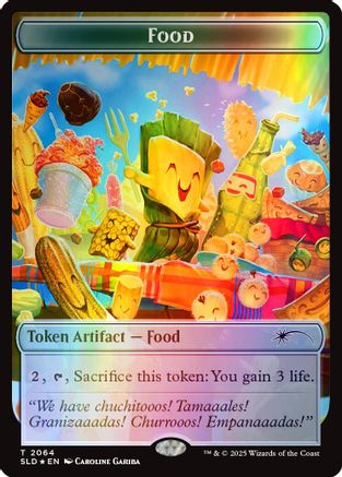 Food Token (2064) Foil - Secret Lair Drop Series
