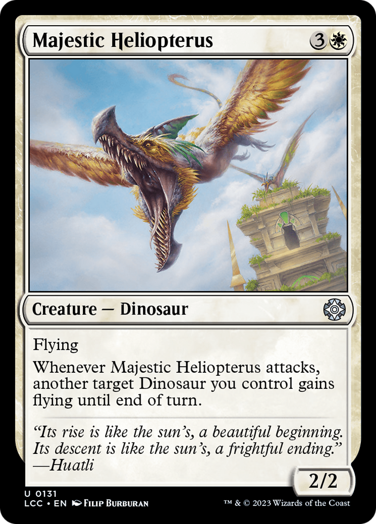 Majestic Heliopterus (131) - The Lost Caverns of Ixalan Commander