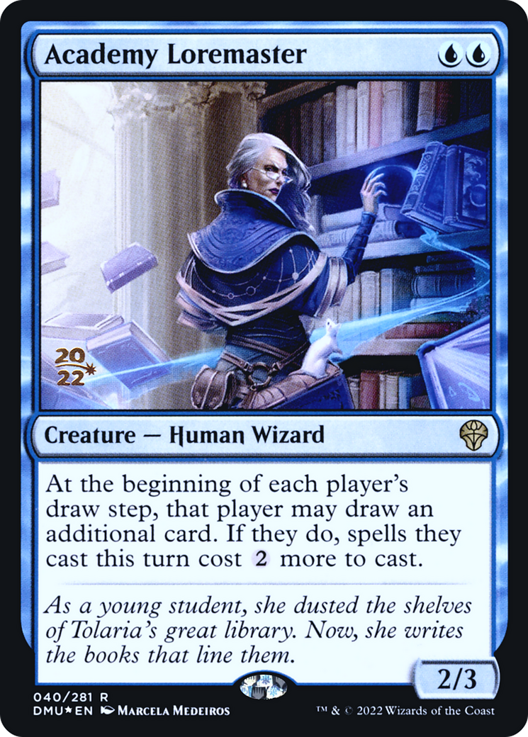 Academy Loremaster (40s) Foil - Dominaria United Promos