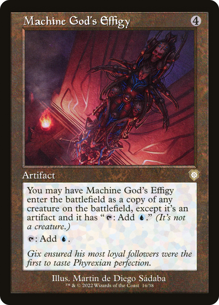 Machine God's Effigy (Retro) (016) - The Brothers' War Commander
