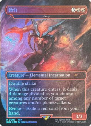 Ifrit – Fury (7007) Foil - Secret Lair Drop Series