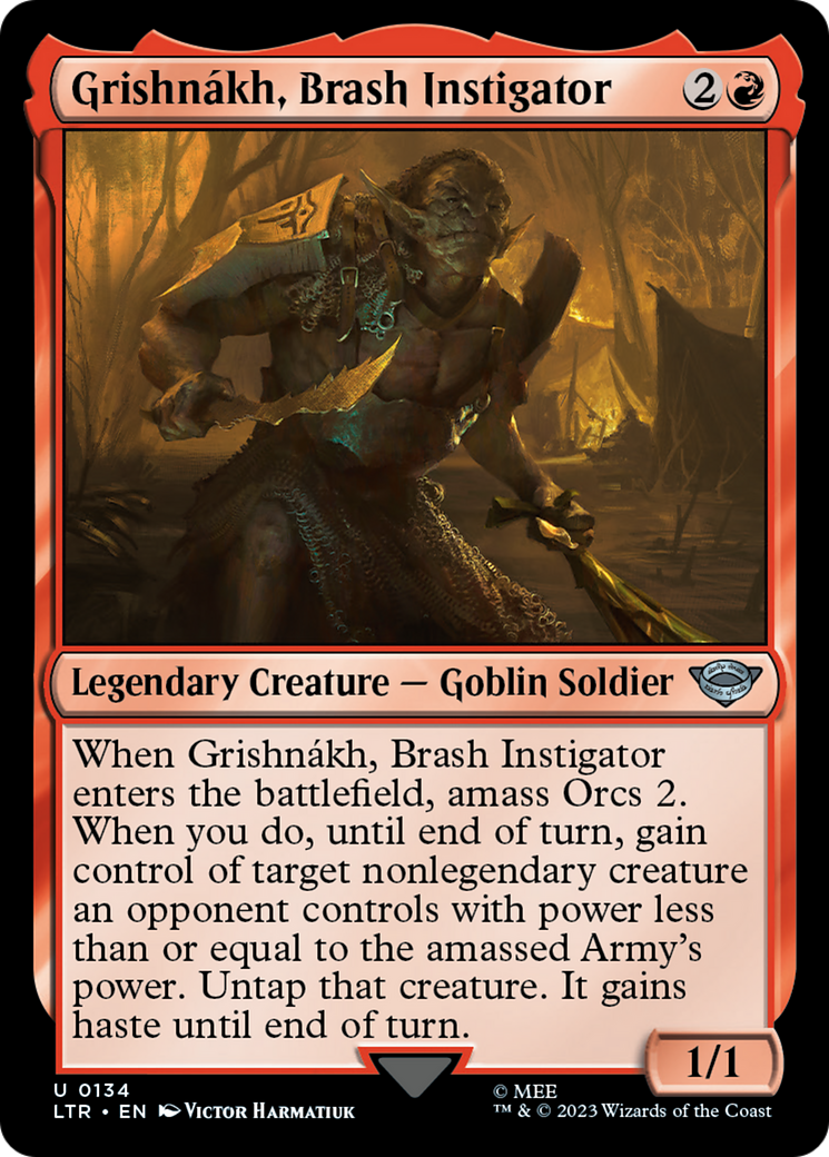 Grishnakh, Brash Instigator (134) - The Lord of the Rings: Tales of Middle-earth