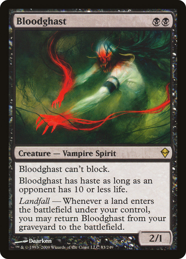 Bloodghast (083) Foil - Zendikar