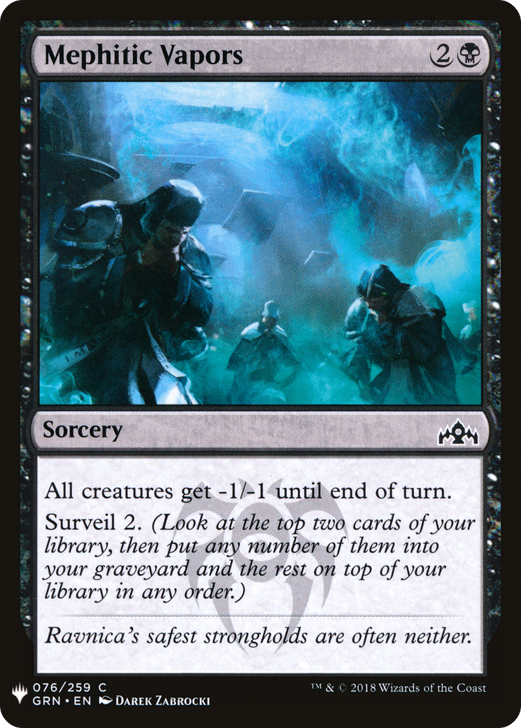 Mephitic Vapors (GRN-76) - The List