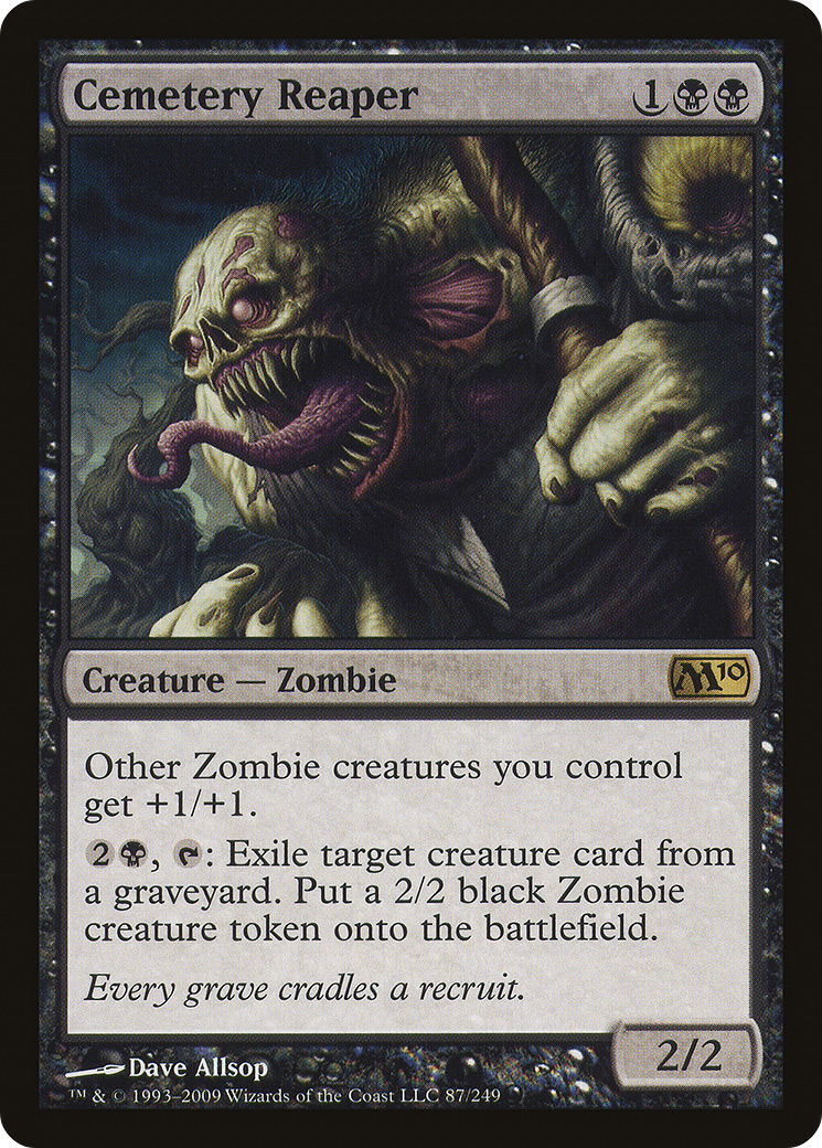 Cemetery Reaper (087) Foil - Magic 2010