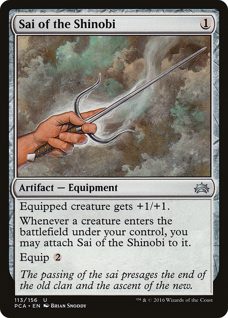 Sai of the Shinobi (113) - Planechase Anthology