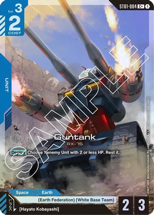 Guntank (C+) (ST01-004) Holofoil- Starter Deck 01 Heroic Beginnings