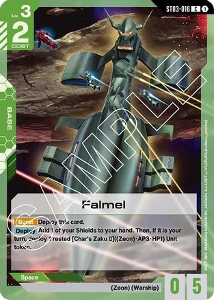 Falmel (ST03-016) - Starter Deck 03 Zeons Rush