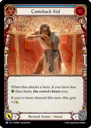 Comeback Kid (Blue) (SUP029) - Super Slam