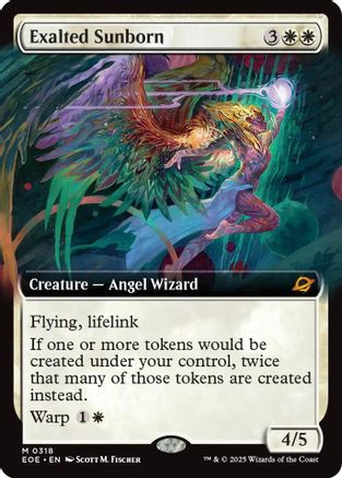 Exalted Sunborn (Extended Art) (318) - Edge of Eternities