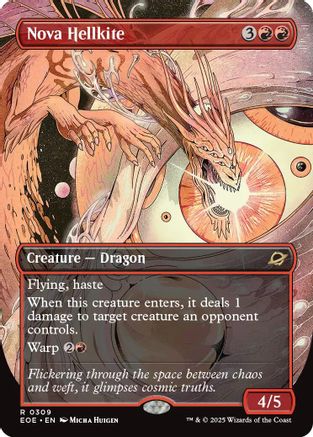 Nova Hellkite (Borderless) (309) - Edge of Eternities