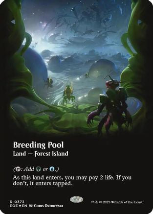 Breeding Pool (Borderless) (373) Galaxy Foil - Edge of Eternities