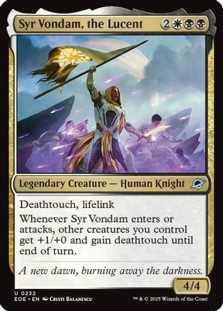 Syr Vondam, the Lucent (232) Foil - Edge of Eternities